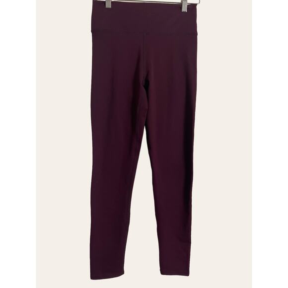 Fabletics Burgandy Powerhold Leggings Size M - Picture 3 of 15